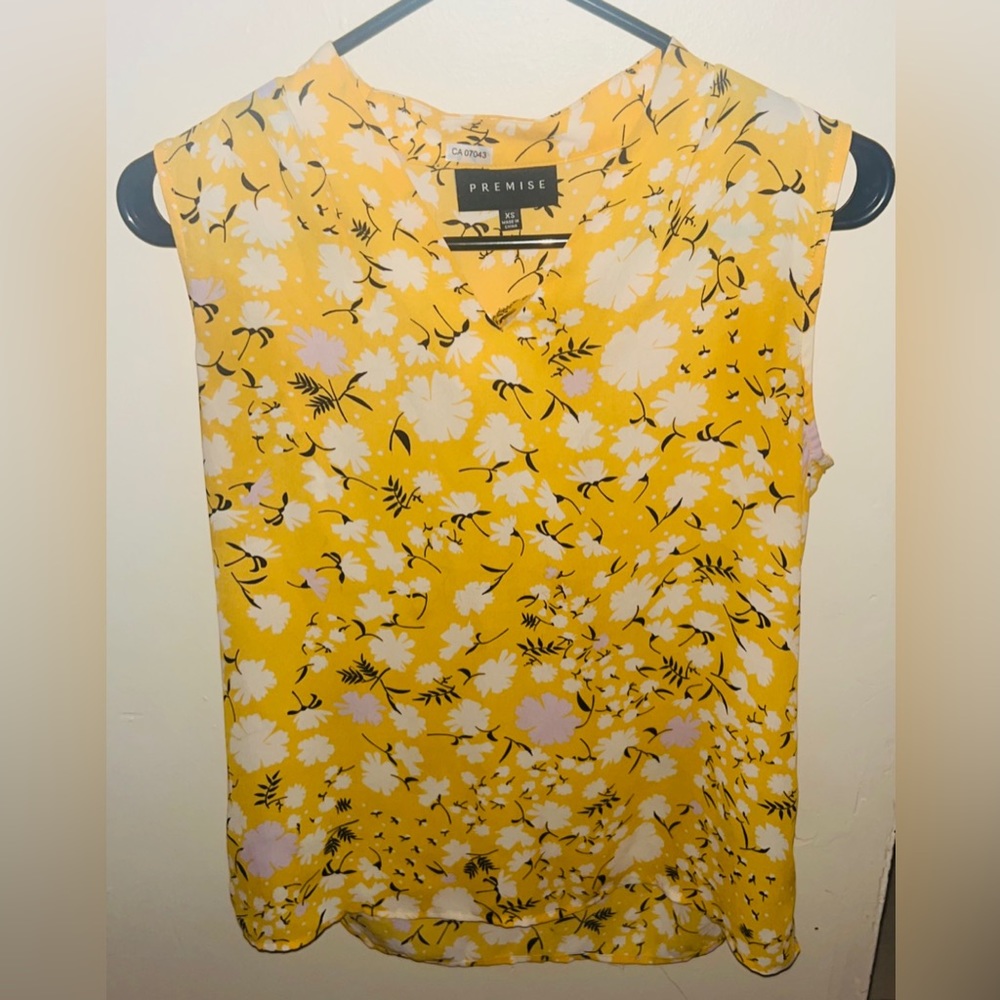 Yellow blouse